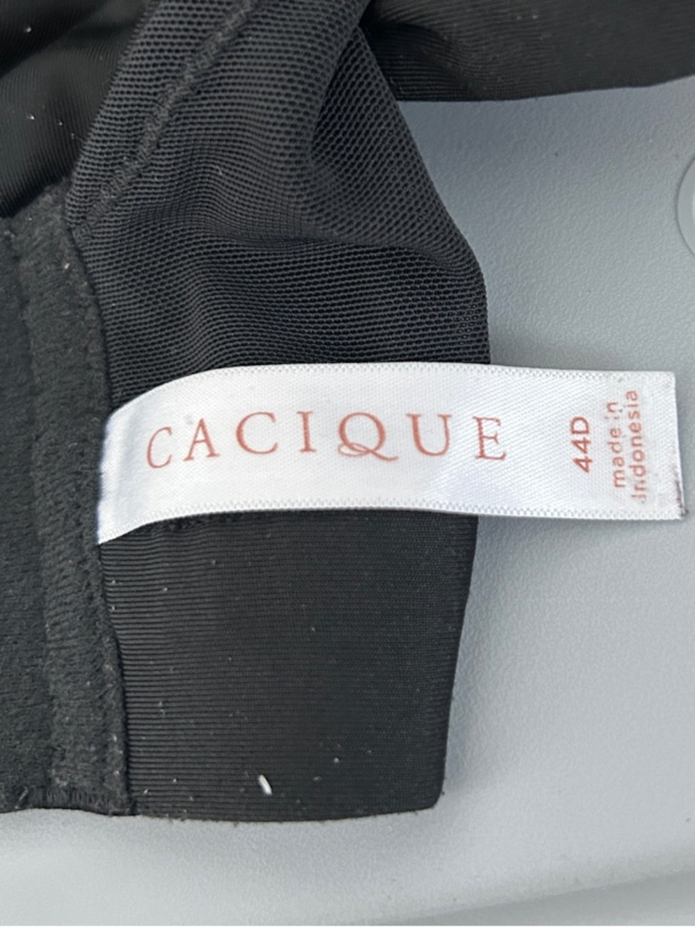Cacique Black lightly lined full coverage bra - Picture 4 of 4